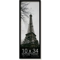 10x34 Black Picture Frame for Puzzles Posters Photos or Artwork