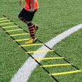thumbnail image 2 of Escaleras de velocidad y agilidad con correas de nailon para entrenamiento, escalera ágil para fitness, fútbol, fútbol americano, equipo de escalera de velocidad, 2 of 5