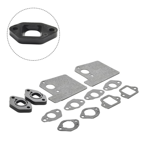 Accessories Gasket GCV160A Engine Garden Tools Lawn Mowers Outdoor 12 Pcs Carburetor Insulator For Honda GCV135