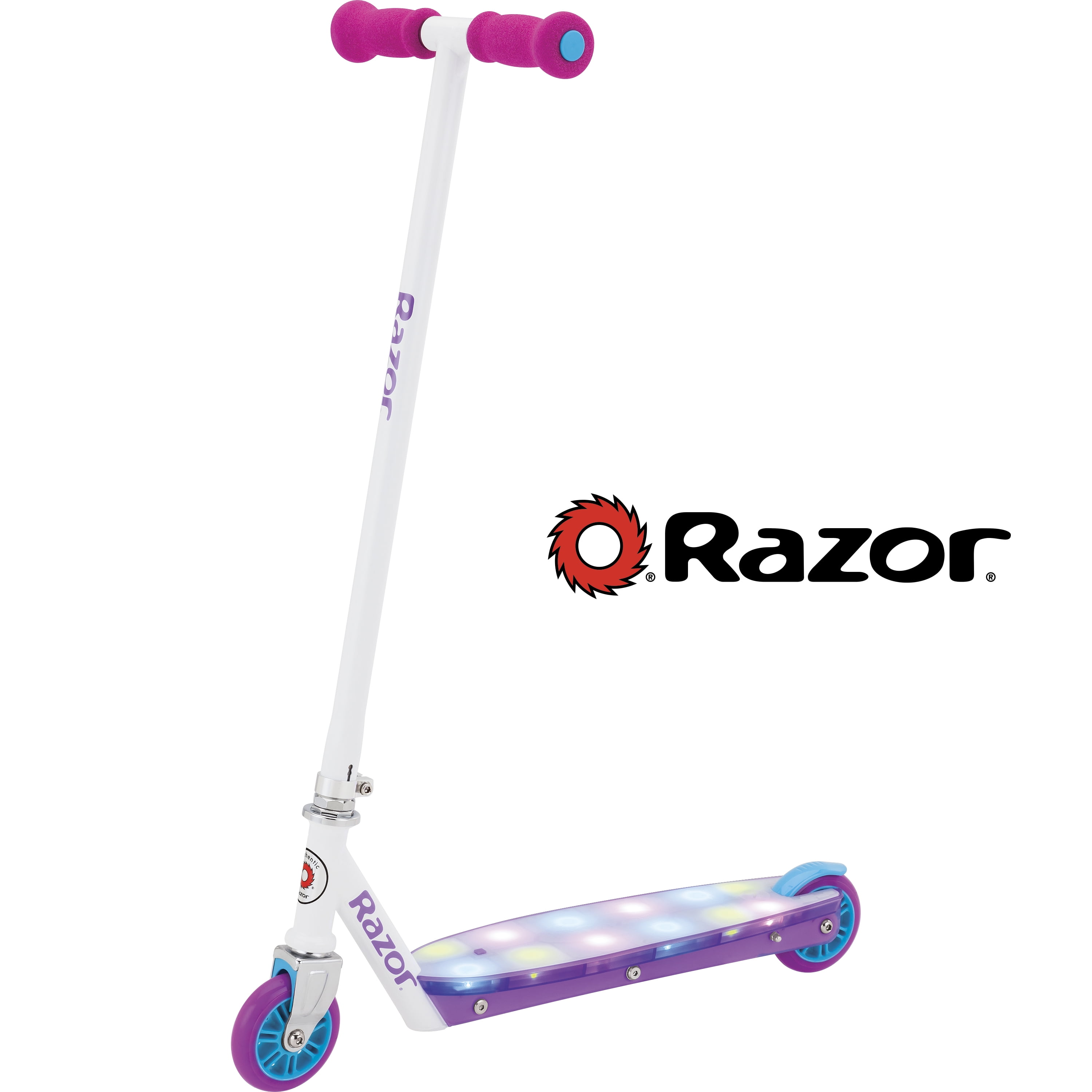 razor a kick scooter light up wheels