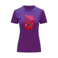 thumbnail image 2 of Playera Blusa De Cerezas Cherry Vibes Vintage Color Morado Talla Mediana Marca Emil SaEs, 2 of 4