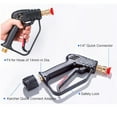 thumbnail image 4 of Heavy Duty Washer Guns 10.5 GPM Flowing Rate Ergonomic Handle Foam Sprayer Car Wash Accessory Pressure, 4 of 8