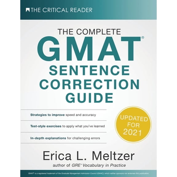 Pre-Owned The Complete GMAT Sentence Correction Guide (Paperback) 0997517808 9780997517804