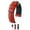 Red Band / Silver Buckle, variant on Hirsch Tiger Leather Watch Strap - White - L - 24mm - Shiny Silver Buckle - Calf Leather - Performance Band