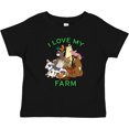 thumbnail image 3 of Inktastic I Love My Farm with Happy Farm Animals Boys or Girls Baby T-Shirt, 3 of 5