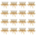 thumbnail image 1 of Cajas de caramelo de papel de papel de 50pcs Forma de almohada Cajas de caramelo de boda con cinta dorada, 1 of 6