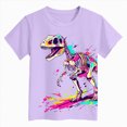 thumbnail image 4 of UAYOTSE 12M 3T 4T 5T Summer Little Boy Soft Cartoon Print T shirt Tops Crew Neck Casual Daily Wear for Toddler Boys,Sizes 9-10 Years, 4 of 4