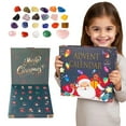 thumbnail image 4 of Christmas Advent Calendar Poke Music Box – 24-Day Surprise Gift Set with Crystal Stones, Epoxy Mini Toys & Blind Box Holes – Festival Decoration & Countdown Ornament for Kids or Adults, 4 of 5