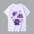thumbnail image 1 of Camiseta de Pokémon Gengar para niño, ropa de algodón puro, hip hop, manga corta, letras de anime estampadas, cuello redondo qym unisex, 1 of 2