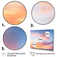 thumbnail image 3 of Designart "Skies Like Cotton Candy III" Landscapes Framed Wall Art Decor - Traditional Pink Sky Bedroom Framed Canvas Wall Art, 3 of 6