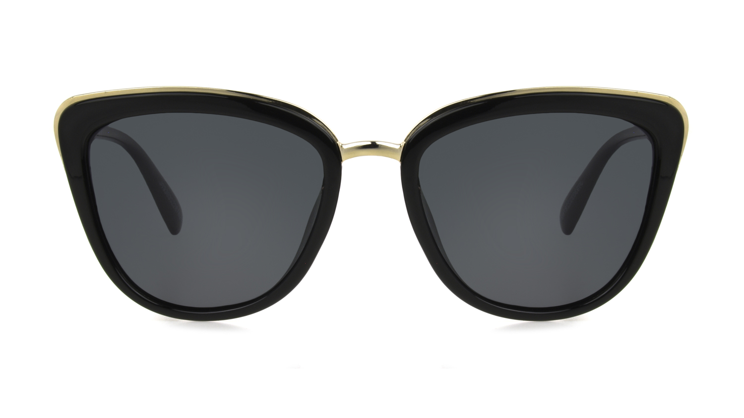 Foster Grant Women's Polarized Cat Eye Sunglasses, Black