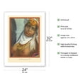 thumbnail image 2 of Young Woman from Algeria - From a French Risque Postcard by Lévy & Neurdein c.1910 - Bamboo Fine Art 290gsm Paper Print (Unframed) 24x32in, 2 of 4