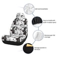 thumbnail image 6 of Zufioo Labrador Retriever Dog Print Car Seat Protectors, SUV, Truck, Van Seat Covers - Strap Design, High Elasticity and Dustproof, Car Interior Protectors Auto Parts-1, 6 of 9