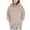 Khaki, variant on TOUMENY Women's Oversized Hoodies Fleece Pullover Casual Long Sleeve Crewneck Sweatshirt Cozy Loose Fall Winter Spring Basic Top Beige L