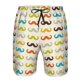 thumbnail image 3 of Fotbe Colorful Mustache Trajes de Baño Estampados para Hombre, Shorts de Verano de Secado Rápido, Ropa de Playa, Bañadores-X-Large, 3 of 6