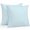 SkyBlue Auqamarin, variant on Throw Pillow Covers 16x16 Inch Set of 2, Aqua Blue Green Waterproof Outdoor Pillow Covers, Checkered Plaid Gingham Lattice Trellis Decorative Cushion Pillowcases for Couch, Sofa, Bed, Garden, Patio