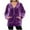Purple, variant on ShiShine Womens Zip Up Hoodie Long Sleeve Fall Oversized Hooded Sweatshirt Jacket with Pockets 2025 Fashion Clothes