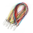 thumbnail image 3 of Paquete de 10 cordones de cinta, nudos ajustables, collar, cuerda, suministros para fabricación de joyas, 3 of 5