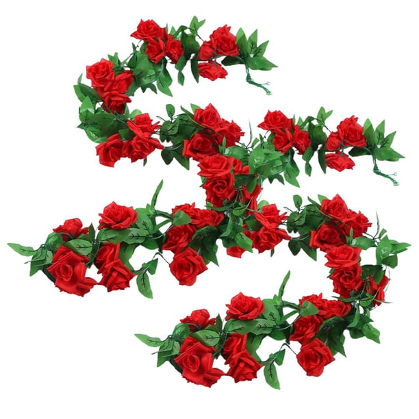 Flores Artificiales De 2 Uds., Guirnalda De Flores Colgantes Falsas, Vid Colgante Para Arco De Boda, Decoración De Jardín Minnieouse HA043070-02