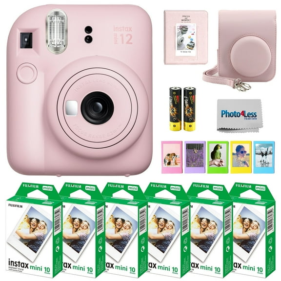 FUJIFILM Instax Mini 12 Instant Camera, Blosssom Pink