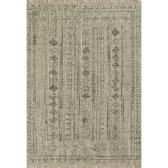 Momeni Traditional Rectangle Area Rug, Ivory, 3'6" X 5'6"