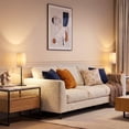 thumbnail image 6 of EDISHINE Table Lamps set of 2 for Living Room Bedroom Modern Style Pull Chain Switch, 6 of 9