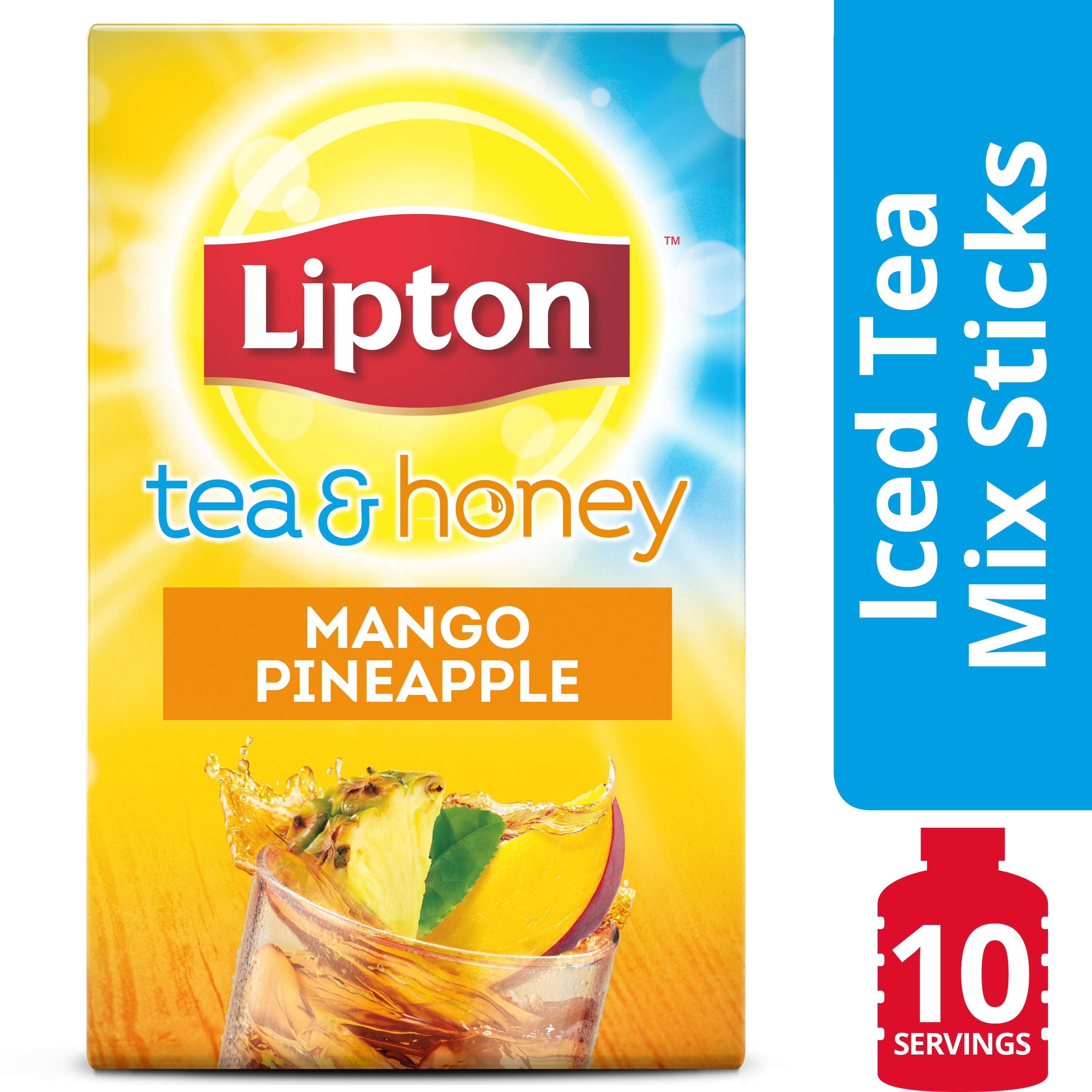 Lipton ToGo Iced Tea Packets Black Tea, Mango Pineapple, Caffeinated