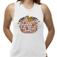 thumbnail image 2 of Spooky and Groovy Women's Muscle Tank X-Large White, 2 of 5