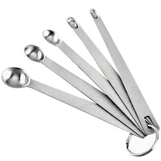 Fermentaholics Mini Measuring Spoons 5-Piece Set - Stainless Steel Spoons