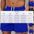 thumbnail image 3 of Yertdoel Mens Shorts Letter Print Elastic Waist Drawstring Shorts with Pockets Soft Comfortable Loose Breathable Outdoor Workout Running Summer Casual Shorts, 3 of 5