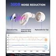 thumbnail image 3 of Ear Plugs for Sleeping Noise Cancelling, Reusable Hearing Protection, 30dB Silicone Noise Reduction Ear Plugs for Sleep, Work, 3 of 9