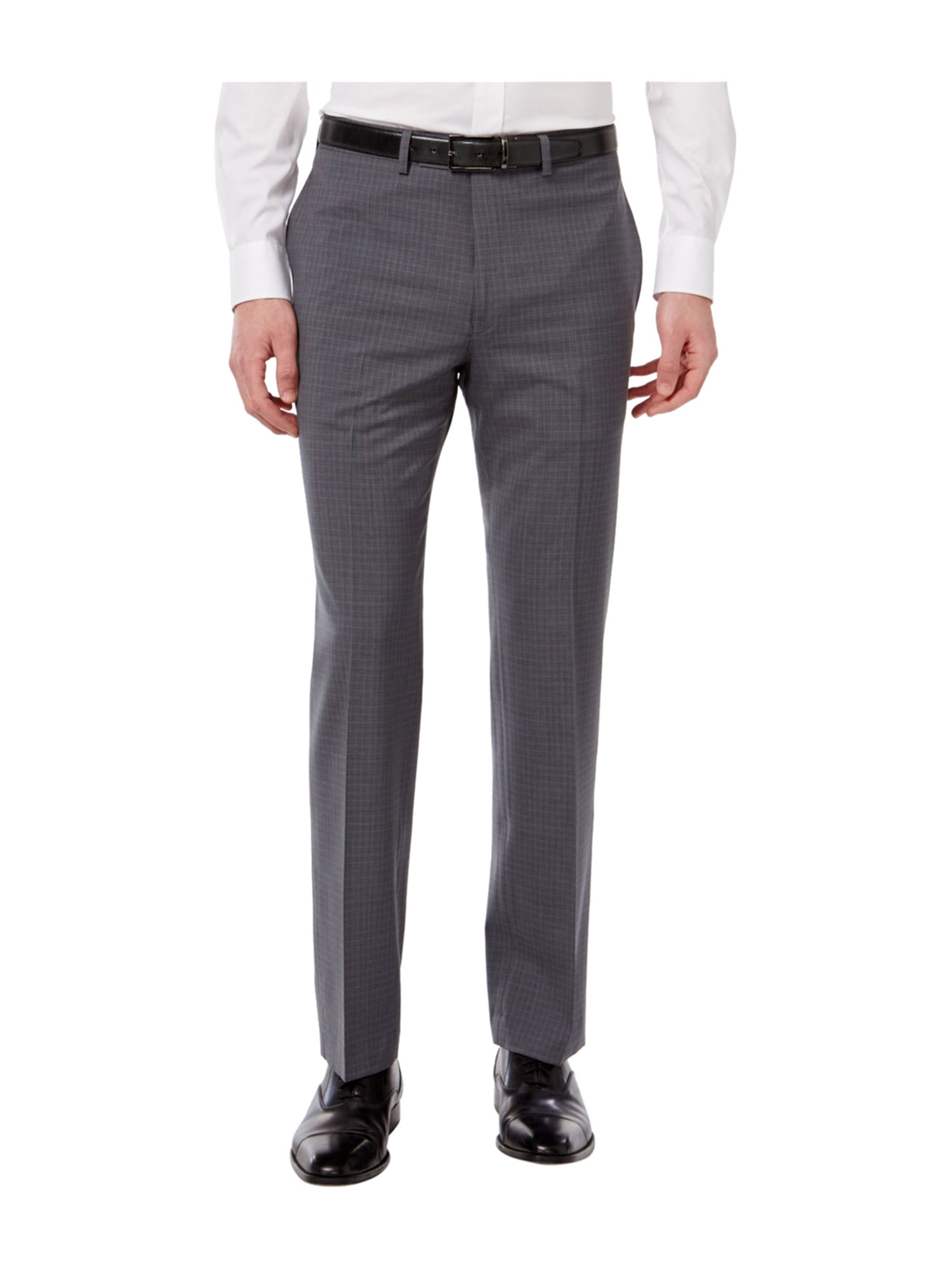 Calvin Klein Mens Plaid Dress Pants Slacks grey 30x34 | Walmart Canada