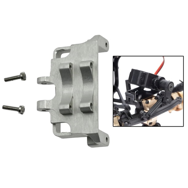 Soporte de montaje fijo Servo de dirección de actualización 1/24 Compatible con camión Axial SCX24 AXI90081 axi0000002 RC Pta CUTICAT montaje servo de dirección rc