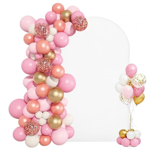 Soporte para Telón VEVOR Arco Metálico Dorado 220x122 cm