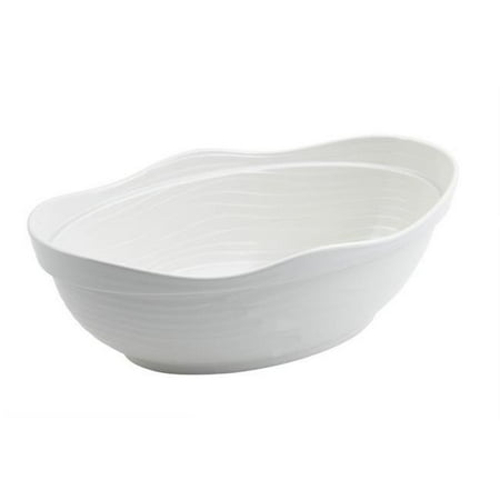 

Bon Chef 53201IVORY 18 x 11 x 6 in. Euro Round 11 quart Bowl Ivory