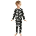 thumbnail image 3 of joogoo Bow Pajamas Set Long Sleeve Soft Cotton Sleepwear 2 Piece 18M, 3 of 7