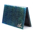 thumbnail image 1 of Allwon Paleta magnética de maquillaje vacía de sirena con espejo y 30 pegatinas adhesivas de metal vacías para sombra de ojos, lápiz labial, colorete en polvo (verde), 1 of 5
