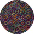 thumbnail image 2 of Rugs.com Calypso Collection Rug – 8 Ft Round Multi Medium Rug Perfect For Kitchens, Dining Rooms, 2 of 9