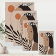 thumbnail image 4 of Designart ' Retro Minimal Portrait of Young Girl ' Modern Canvas Wall Art Print, 4 of 4