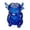 Blue, variant on Glow in Dark Cow Figurines Resin Statue Luminous Ornament for Home Decor Yellow Highland Cattle Sculpture