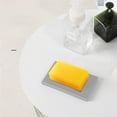 thumbnail image 5 of Worallymy Portable Bathroom Double Sided Brush Washing Drain Soap Box Holder Dish Case Container, 5 of 9
