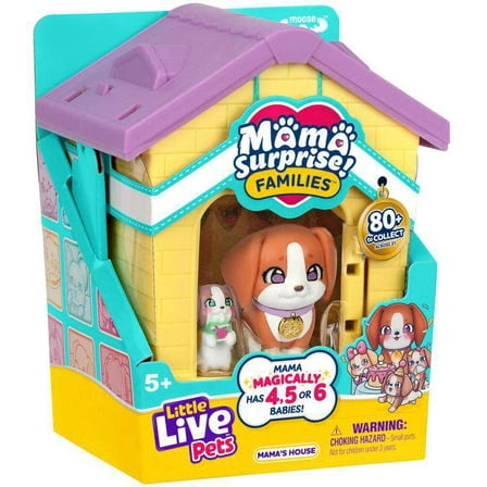 Little Live Pets Mama's House Beagle Interactive Toy (with 4, 5 OR 6 Babies)