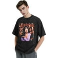 thumbnail image 4 of Selena Quintanilla Men's Shirt Music Vintage Graphic Drop Shoulder Washed Short Sleeve Cotton Oversize T-Shirt, 4 of 7
