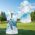 thumbnail image 2 of Binienty Sea Turtle Golf Shirt for Couple Casual Comfortable Polo Shirts Couples Matching Outfits Breathable Moisture Wicking Workout Tops for Women and Men, 2 of 7