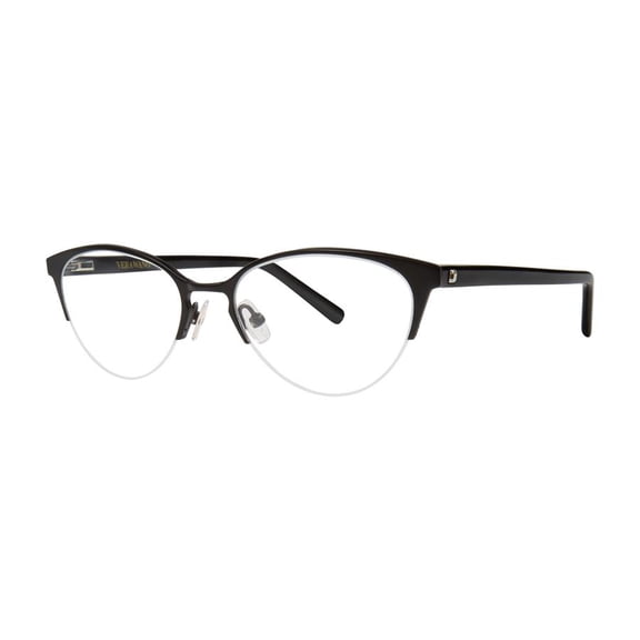 VERA WANG LUXE ASTER CATEYE/BUTTERFLY HALF-RIM TITANIUM EYEGLASS FRAME/GLASSES