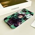 thumbnail image 4 of Demon Slayer Anime Case for iPhone 14 Pro to 17 Pro Max Cool Tanjiro Durable Full-Print Anti-Yellow Shockproof Cover, 4 of 6
