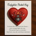 thumbnail image 5 of Firefighter Appreciation Gift Card Pocket Token with Heart Message Thank You for Your Bravery Encouragement Keepsake for First Responders Support, 5 of 6