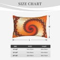 thumbnail image 6 of Balery Orange Rotating Pillow Covers,Bed Pilowcases,Reversible Plush Throw Pillow Covers End Pillow Encasement,Pillow Case - 14"X20", 6 of 9