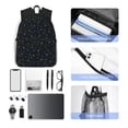 thumbnail image 6 of Haiem Constellation Lightweight Backpack for School, Classic Basic Water Resistant Casual Daypack for Travel with Bottle Side Pockets, 6 of 8