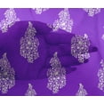thumbnail image 5 of oneOone Viscose Chiffon Medium Purple Fabric Block Quilting Supplies Print Sewing Fabric By The Yard 42 Inch Wide-3E, 5 of 6
